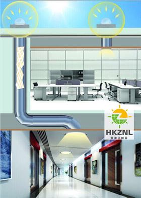 自然光照明系統(tǒng)不帶光伏工作原理圖 自然光照明系統(tǒng)不帶光伏工作原理圖