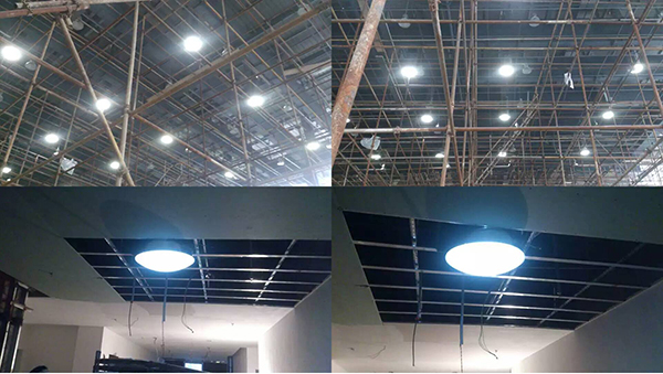 霧天下，光導(dǎo)照明室內(nèi)照明效果